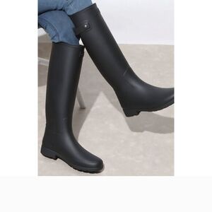 HUNTER Black Women's Rain Boots